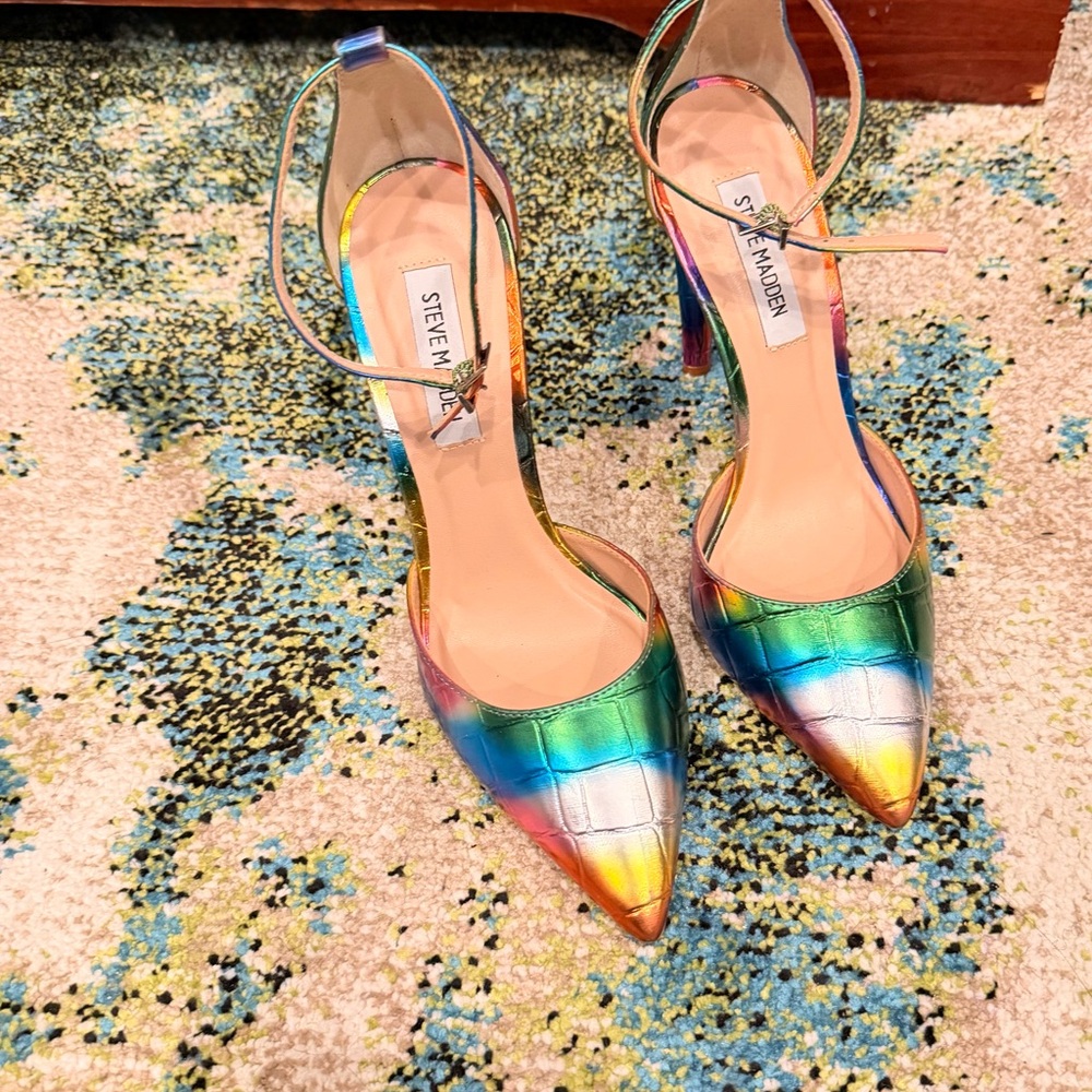 Steve Madden Multicolor Heels NEW